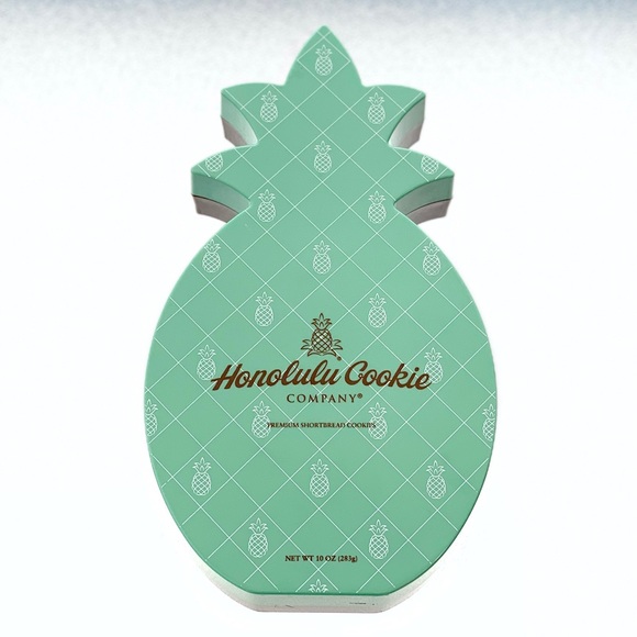 Honolulu Cookie Company Pineapple Container - Picture 1 of 7